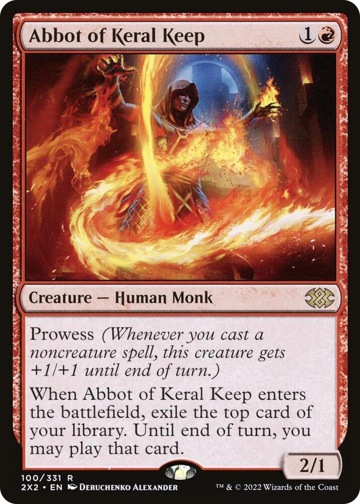 0100 Abbot of Keral Keep R Double Masters 2022