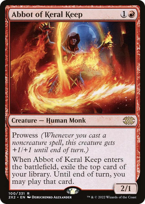 0100 Abbot of Keral Keep R Double Masters 2022