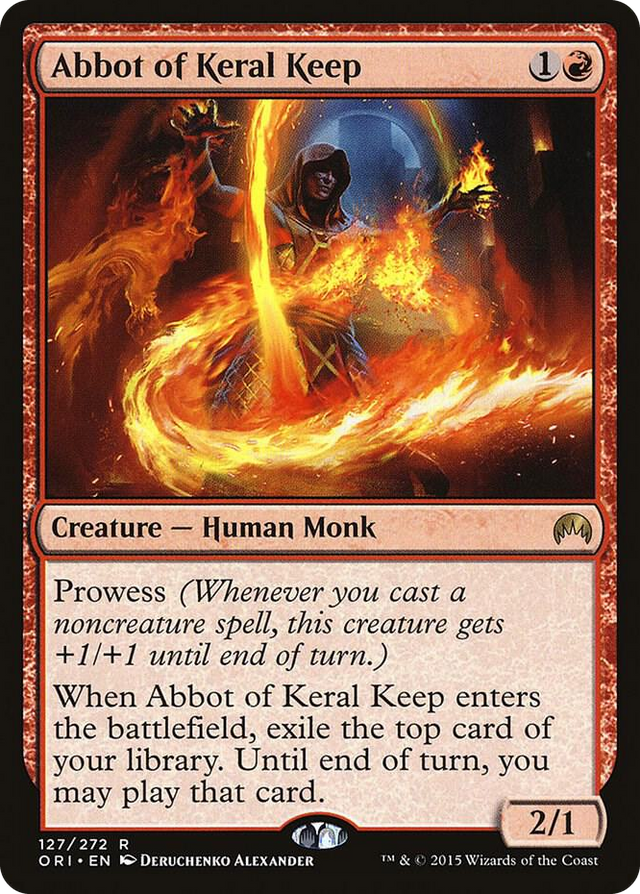 0127 Abbot of Keral Keep R Magic Origins
