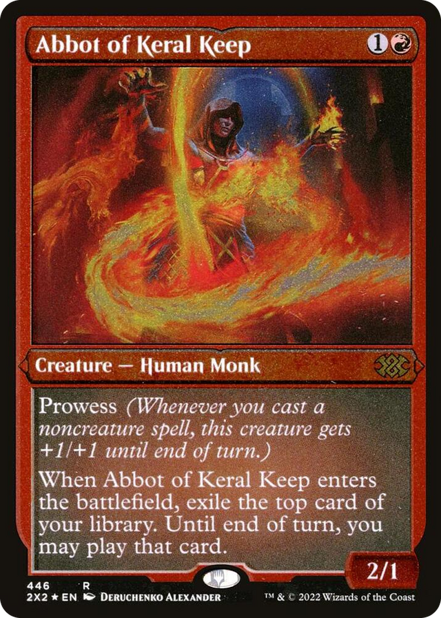0446 Abbot of Keral Keep (Foil Etched) R Double Masters 2022