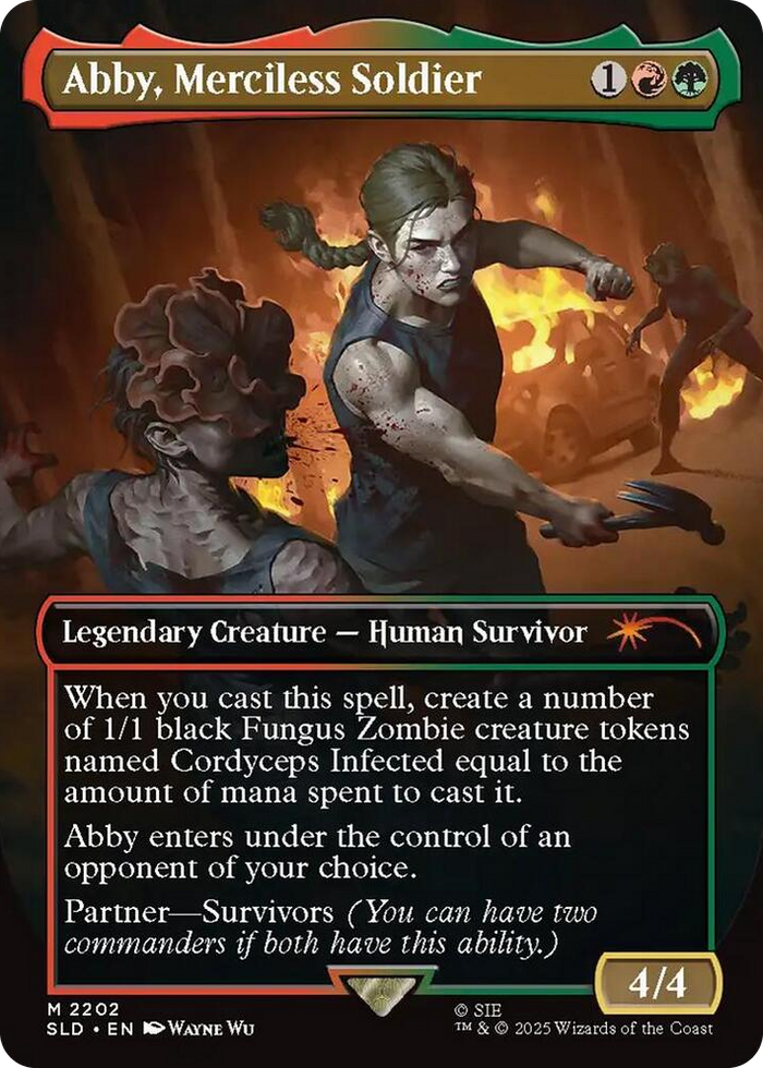 Abby, Merciless Soldier #2202 M - Secret Lair Drop Series Pokemon card
