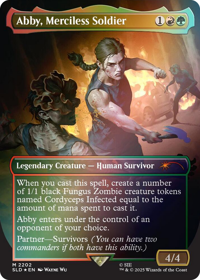 Abby, Merciless Soldier (Rainbow Foil) #2202 M - Secret Lair Drop Series Pokemon card