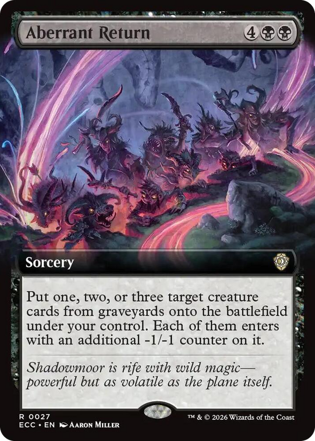 0027 Aberrant Return (Extended Art) R Commander: Lorwyn Eclipsed