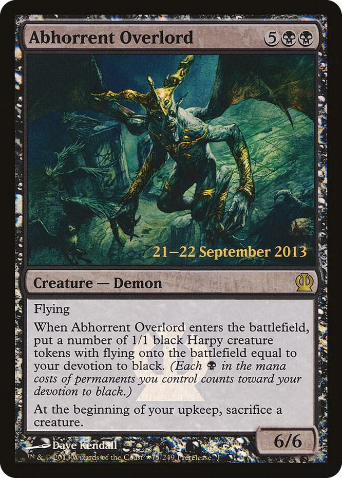 Abhorrent Overlord #75 R - Prerelease Cards Pokemon card