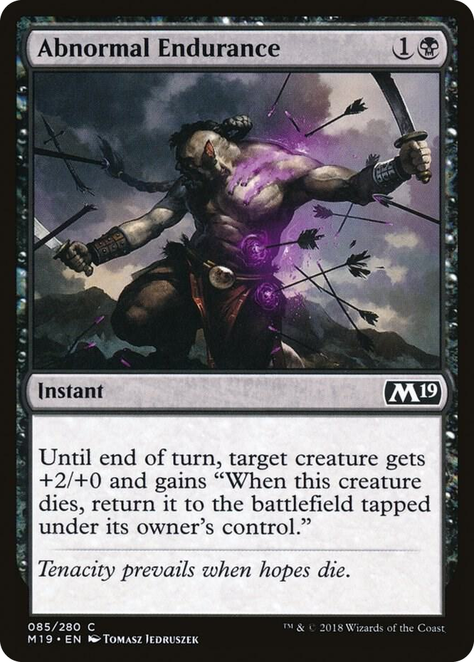 0085 Abnormal Endurance C Core Set 2019