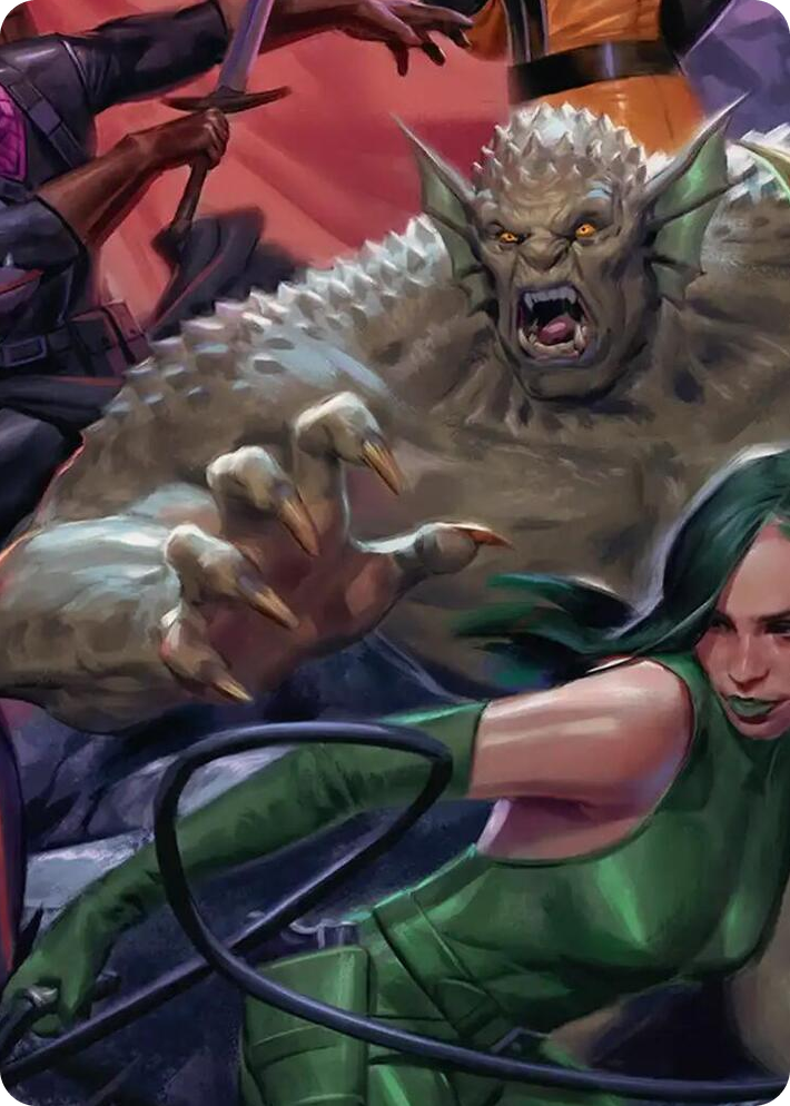 0011 Abomination, Irradiated Brute Art Card S Art Series: Marvel Super Heroes