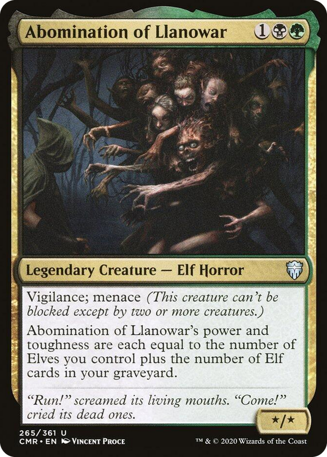 0265 Abomination of Llanowar U Commander Legends