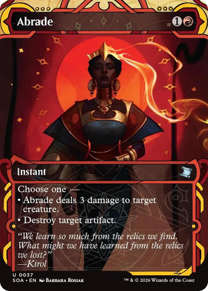 0037 Abrade U Secrets of Strixhaven: Mystical Archive