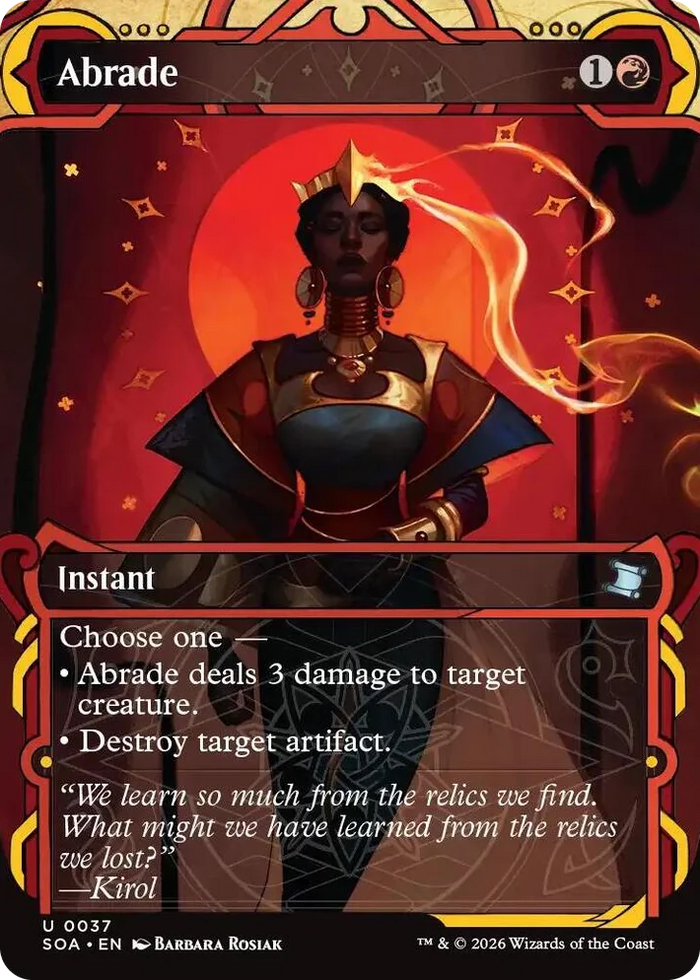 0037 Abrade U Secrets of Strixhaven: Mystical Archive