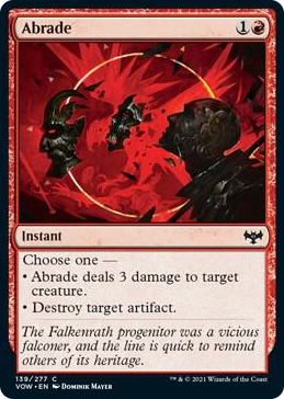 0139 Abrade C Innistrad: Crimson Vow