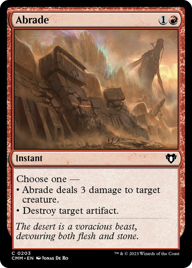 0203 Abrade C Commander Masters