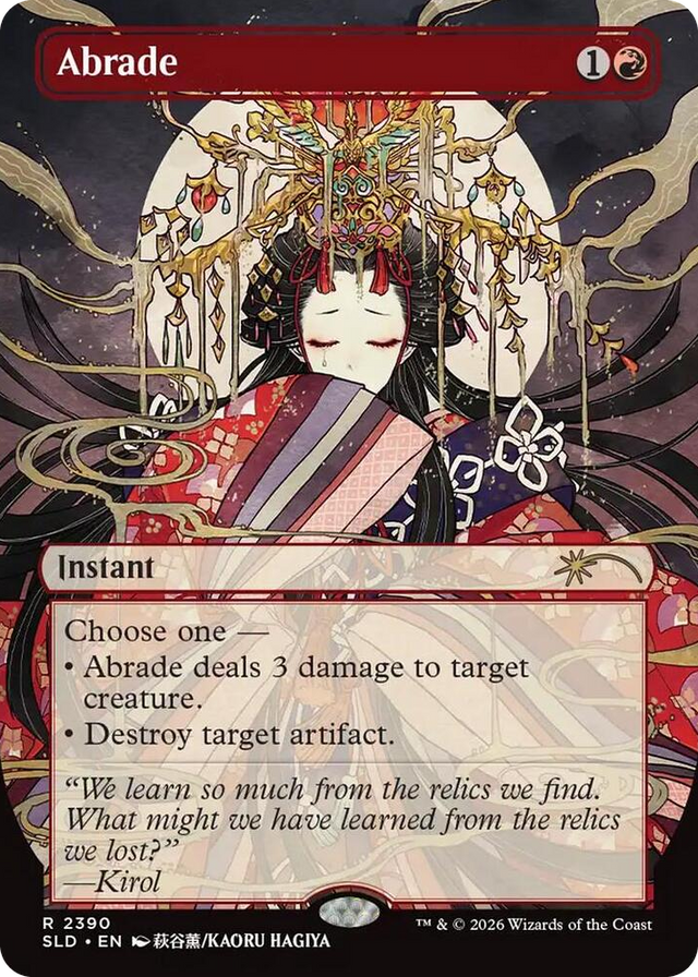2390 Abrade (2390) R Secret Lair Drop Series