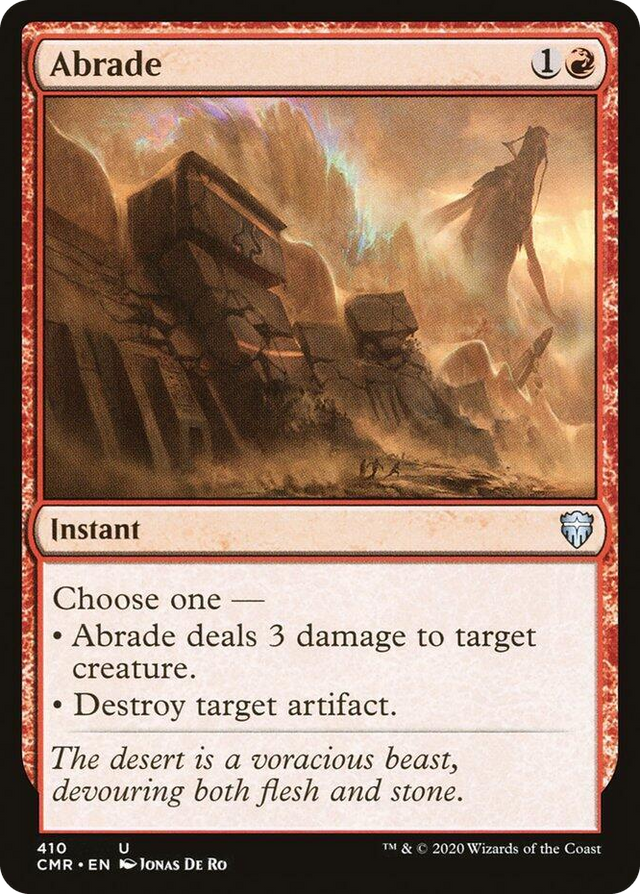 0410 Abrade U Commander Legends