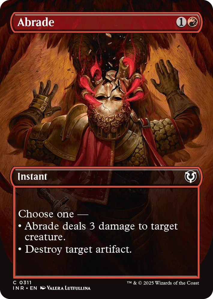 0311 Abrade (Borderless) C Innistrad Remastered