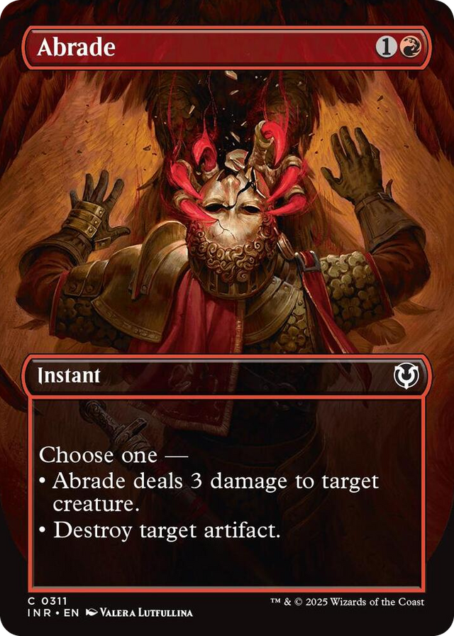 0311 Abrade (Borderless) C Innistrad Remastered