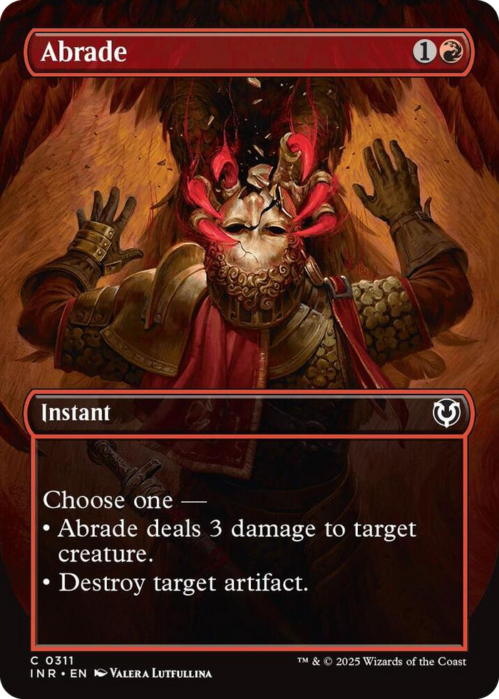 0311 Abrade (Borderless) C Innistrad Remastered