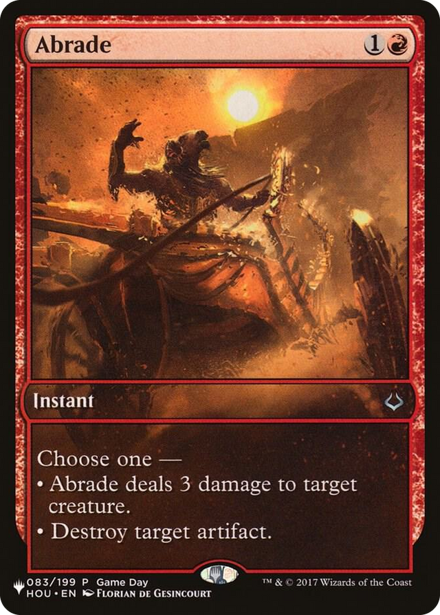 0083 Abrade (HOU) P The List Reprints