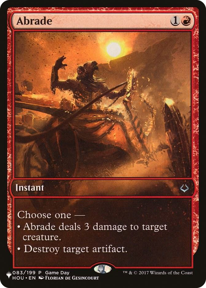 Abrade (HOU) #83 P - The List Reprints Pokemon card