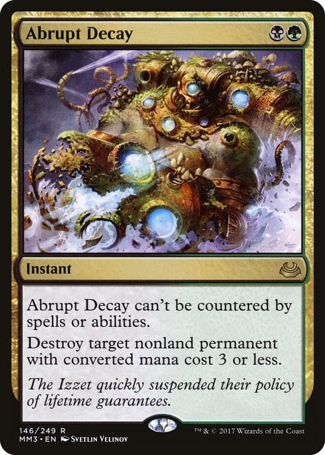 Abrupt Decay #146 R - Modern Masters 2017 Pokemon card