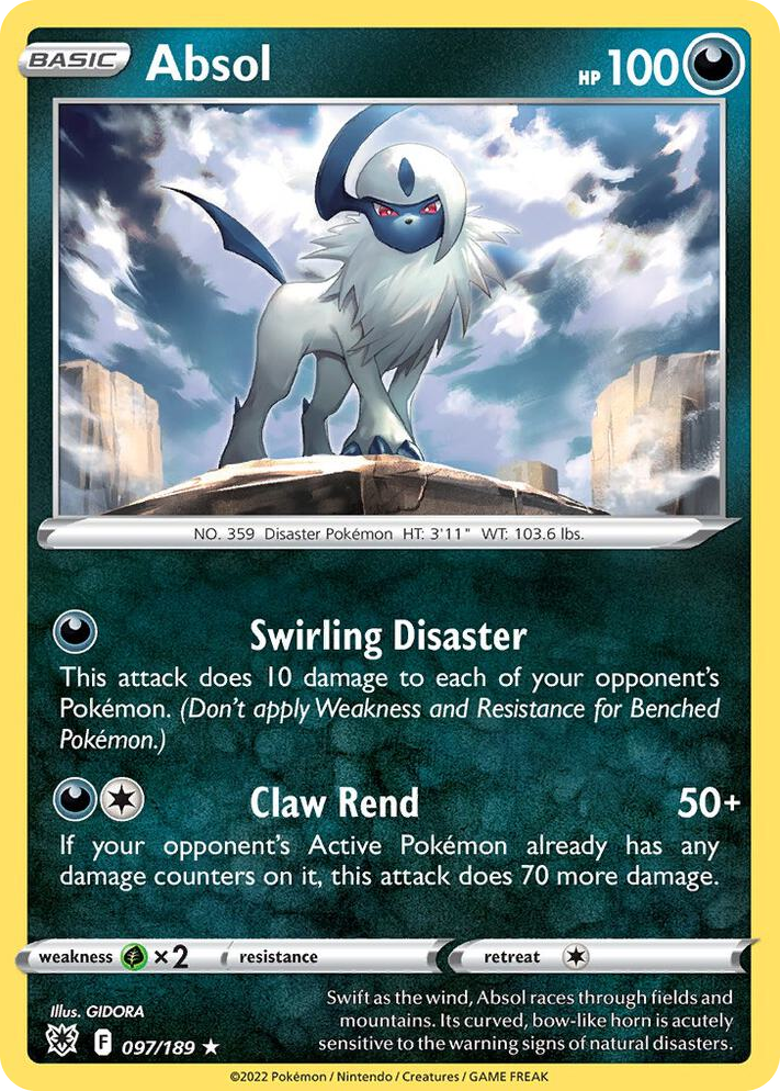 0097 Absol Rare Deck Exclusives