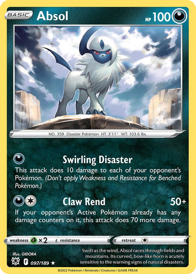 0097 Absol Rare Deck Exclusives