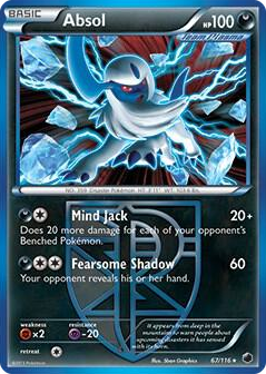 0067 Absol - 67/116 (Moltres Legendary Battle Deck) Rare Deck Exclusives