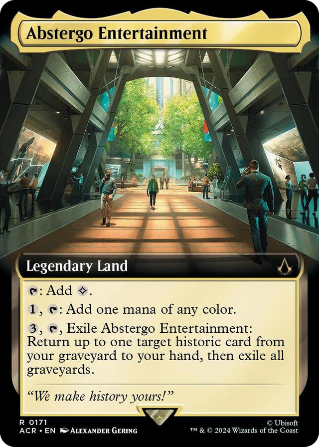 0171 Abstergo Entertainment (Extended Art) R Universes Beyond: Assassin's Creed