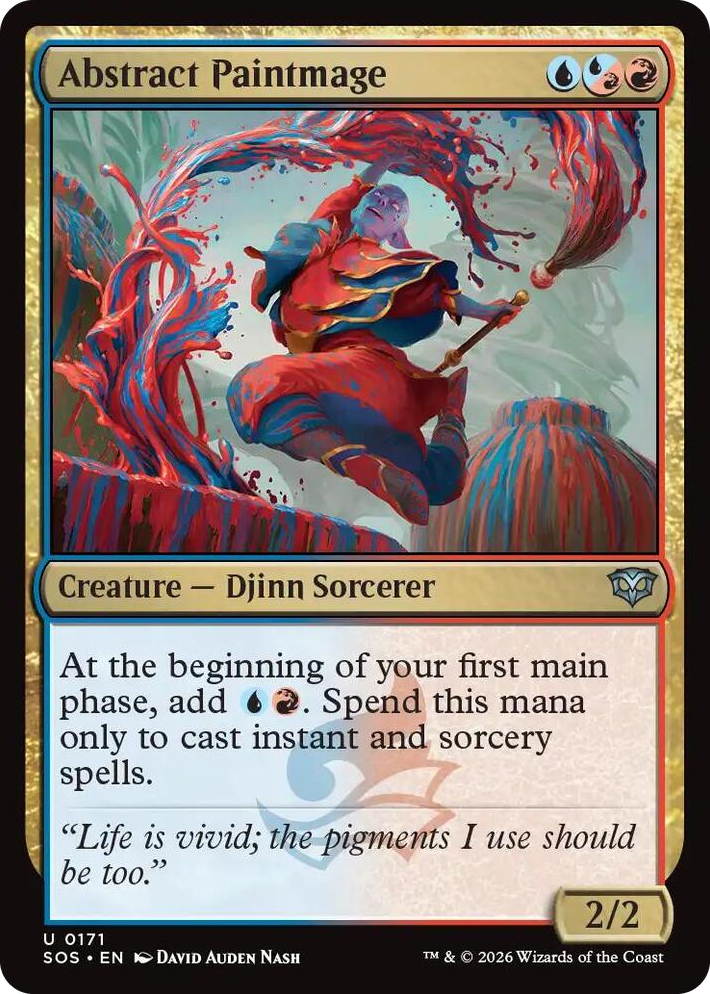 0171 Abstract Paintmage U Secrets of Strixhaven