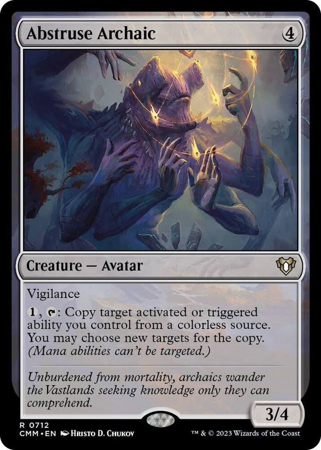 0712 Abstruse Archaic R Commander Masters