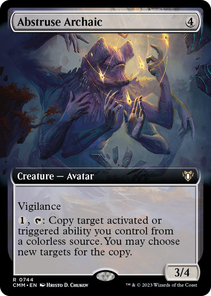 0744 Abstruse Archaic (Extended Art) R Commander Masters