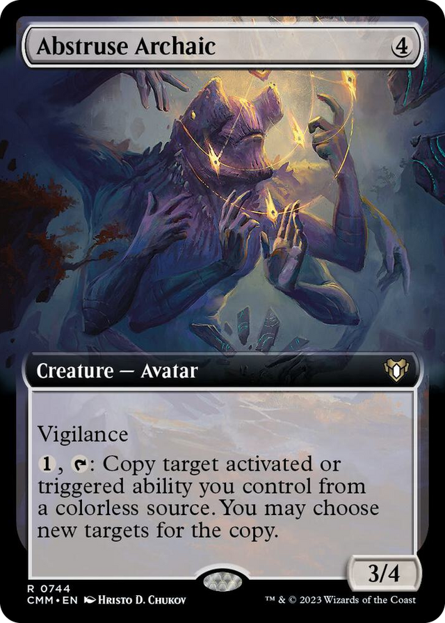 0744 Abstruse Archaic (Extended Art) R Commander Masters