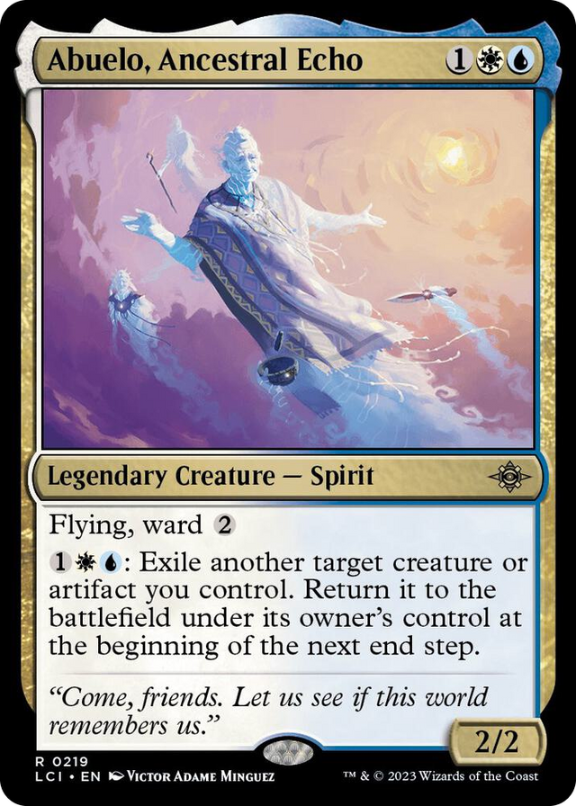 0219 Abuelo, Ancestral Echo R The Lost Caverns of Ixalan
