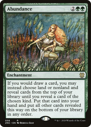 0058 Abundance R Commander: Zendikar Rising