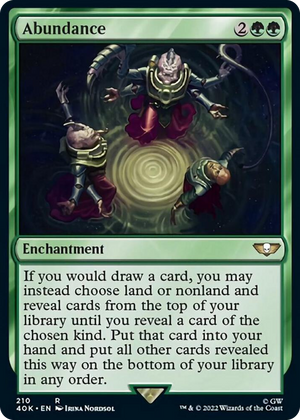 0210 Abundance (Surge Foil) R Universes Beyond: Warhammer 40,000