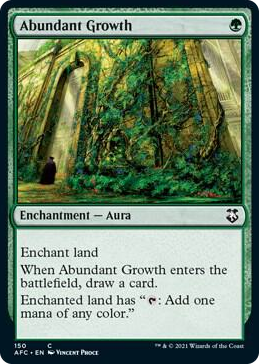 0150 Abundant Growth C Commander: Adventures in the Forgotten Realms