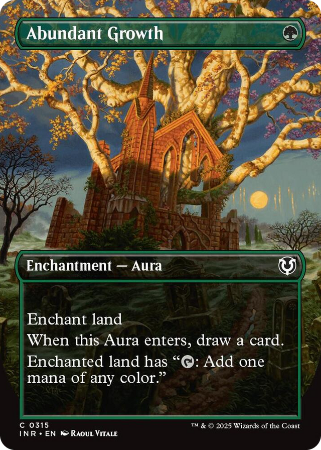 0315 Abundant Growth (Borderless) C Innistrad Remastered