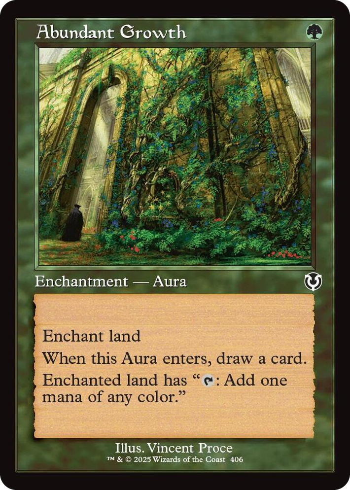 0406 Abundant Growth (Retro Frame) C Innistrad Remastered