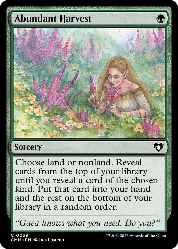 0269 Abundant Harvest C Commander Masters
