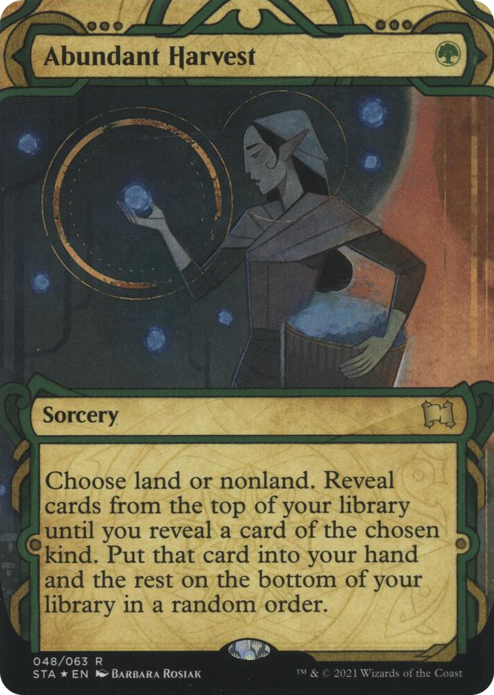 0048 Abundant Harvest (Foil Etched) R Strixhaven: Mystical Archive