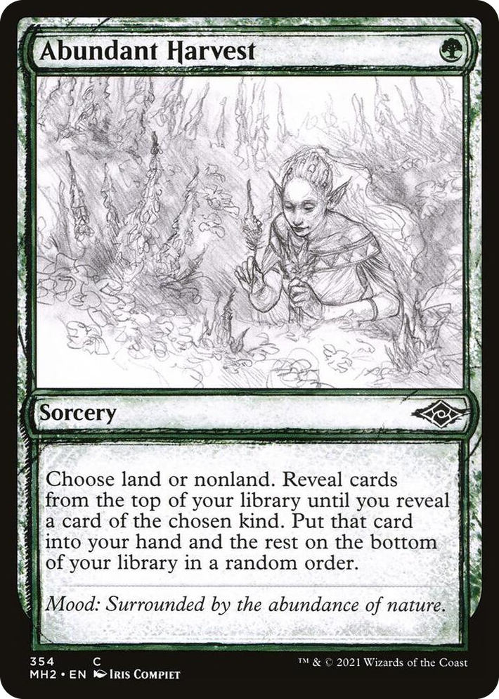 0354 Abundant Harvest (Showcase) C Modern Horizons 2