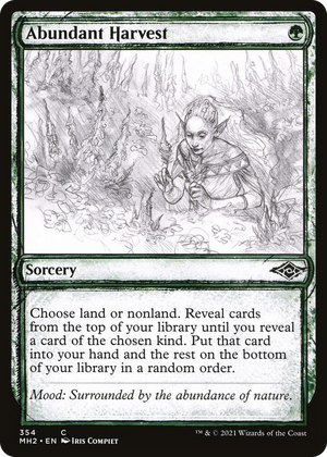 0354 Abundant Harvest (Showcase) C Modern Horizons 2