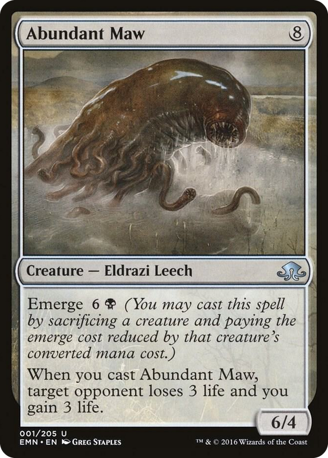 0001 Abundant Maw U Eldritch Moon