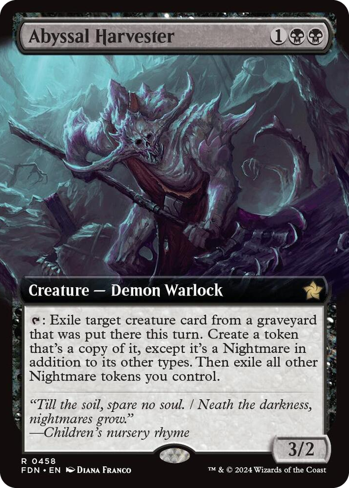 0458 Abyssal Harvester (Extended Art) R Foundations