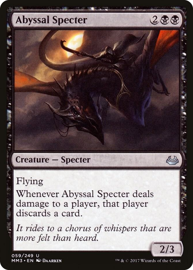 Abyssal Specter #59 U - Modern Masters 2017 Pokemon card