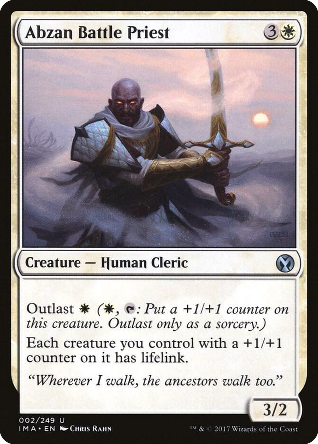0002 Abzan Battle Priest U Iconic Masters
