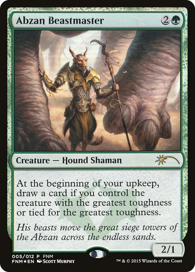 0005 Abzan Beastmaster P FNM Promos