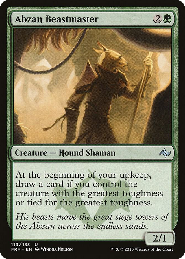 0119 Abzan Beastmaster U Fate Reforged
