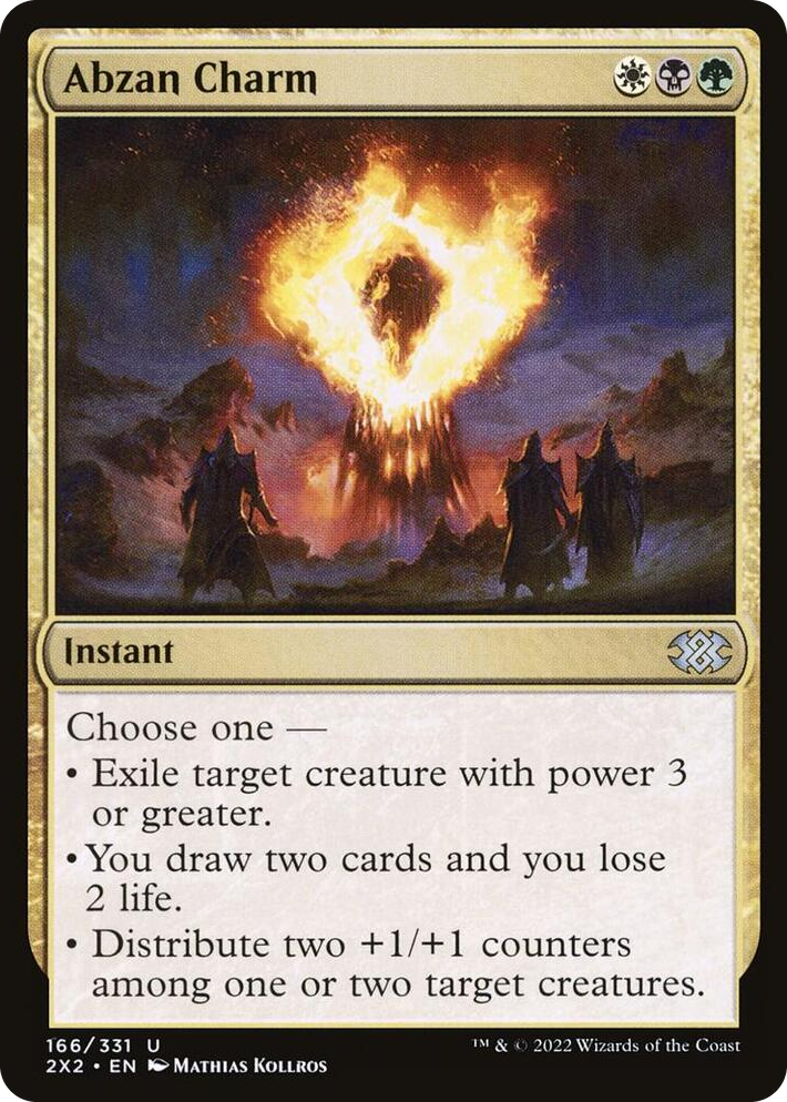 0166 Abzan Charm U Double Masters 2022