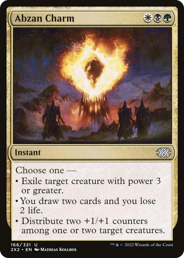 0166 Abzan Charm U Double Masters 2022