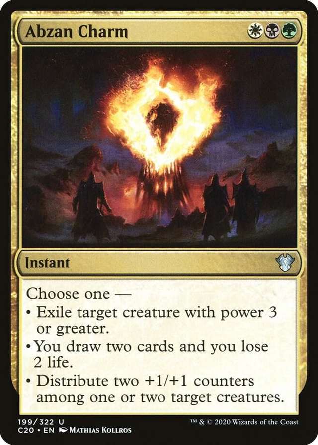 0199 Abzan Charm U Commander 2020